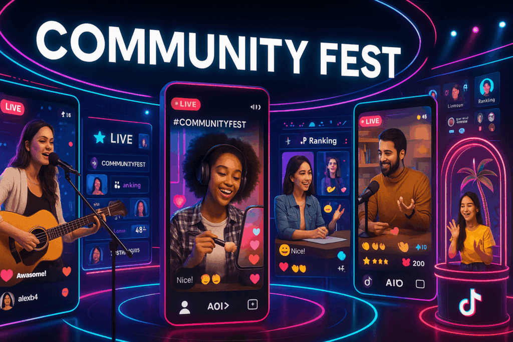 Community Fest 2025: Como O Tiktok Está Redefinindo A Experiência Com Criadores Ao Vivo 3 Community Fest 2025
