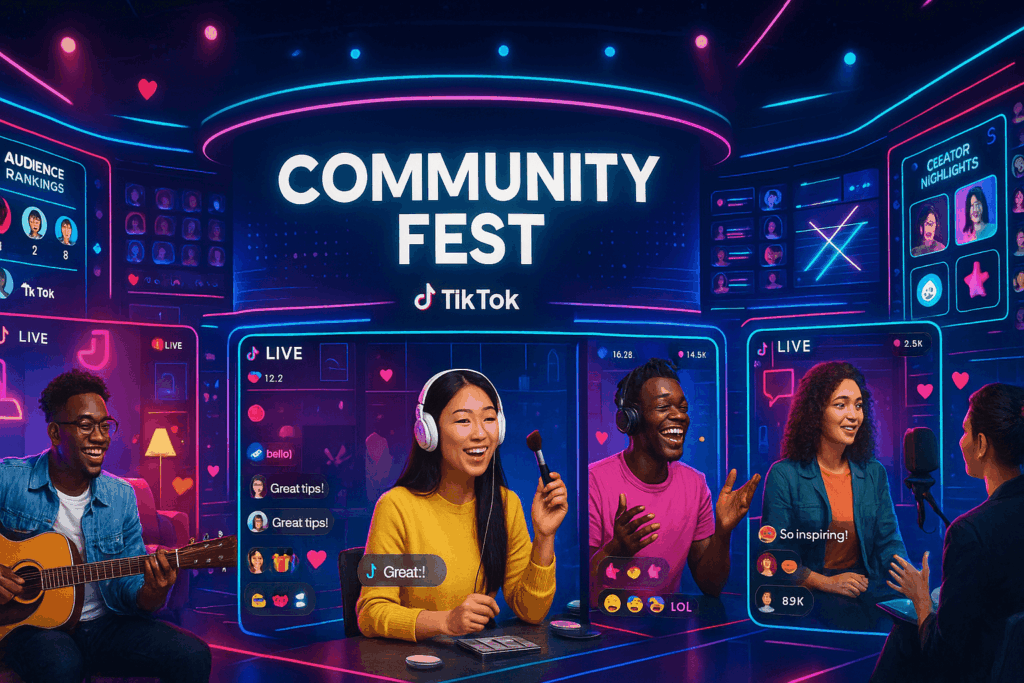 Community Fest 2025: Como o TikTok Está Redefinindo a Experiência com Criadores ao Vivo 8 Community Fest 2025