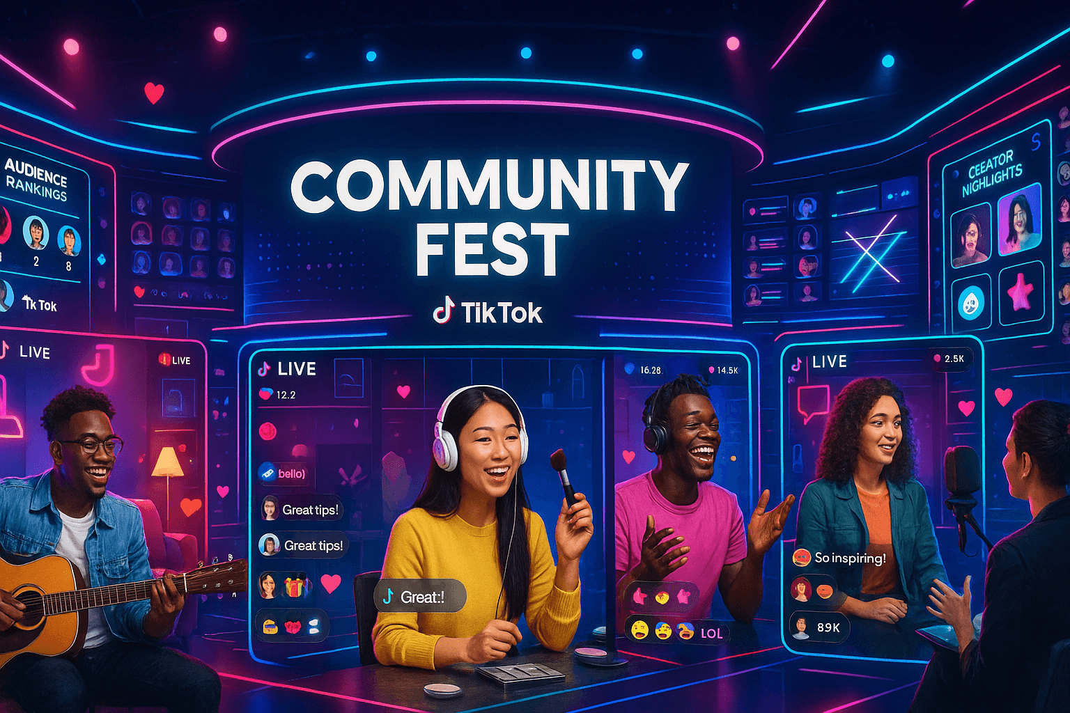 Community Fest 2025: Como O Tiktok Está Redefinindo A Experiência Com Criadores Ao Vivo 2 Community Fest 2025