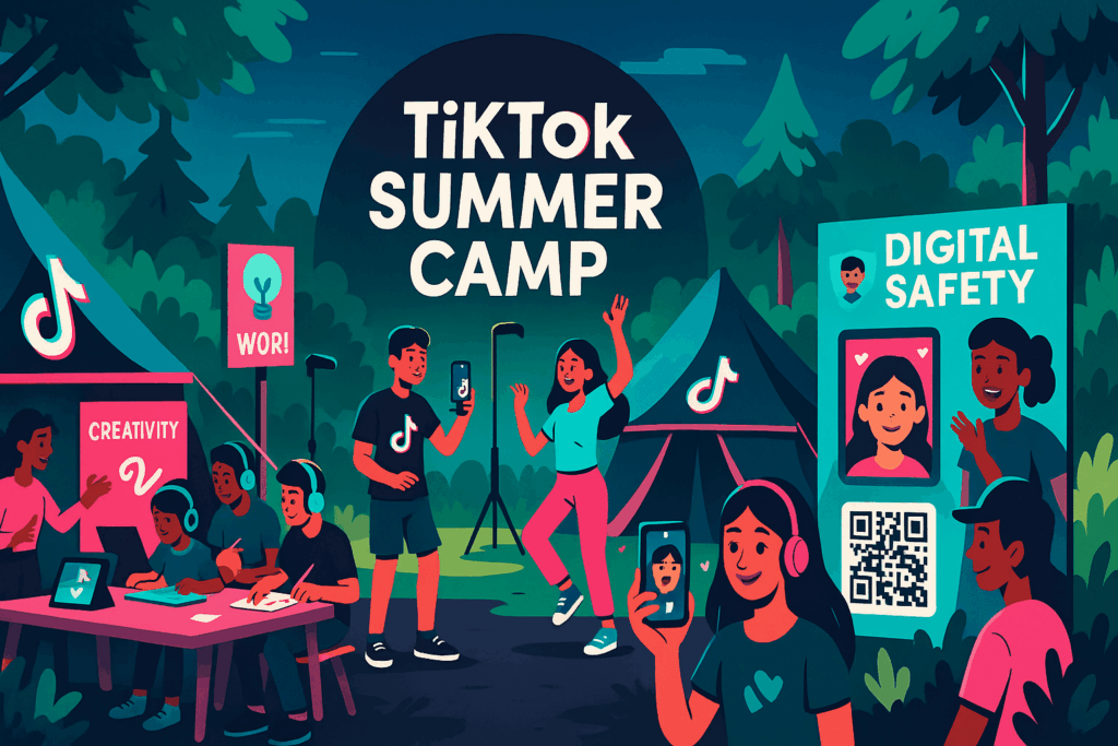 TikTok Summer Camp: A Nova Aposta da Plataforma para Envolver Jovens com Criatividade, Segurança e Diversão 7 jornada marketing tiktok summer camp.1