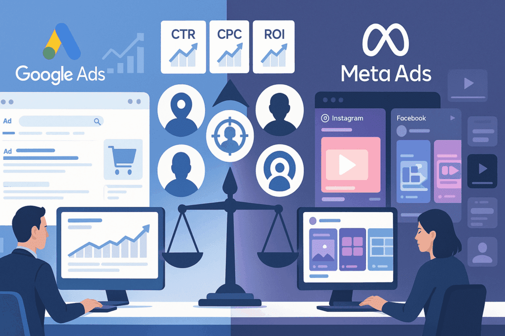 Google Ads ou Facebook Ads