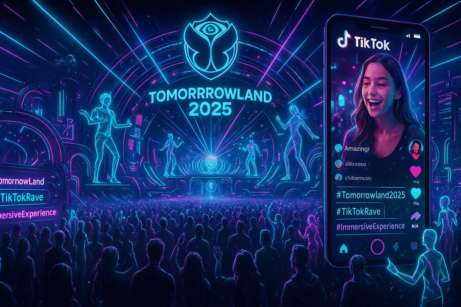 Tiktok E Tomorrowland: A Nova Experiência Imersiva De Música Eletrônica Digital Em 2025 2 Tiktok E Tomorrowland