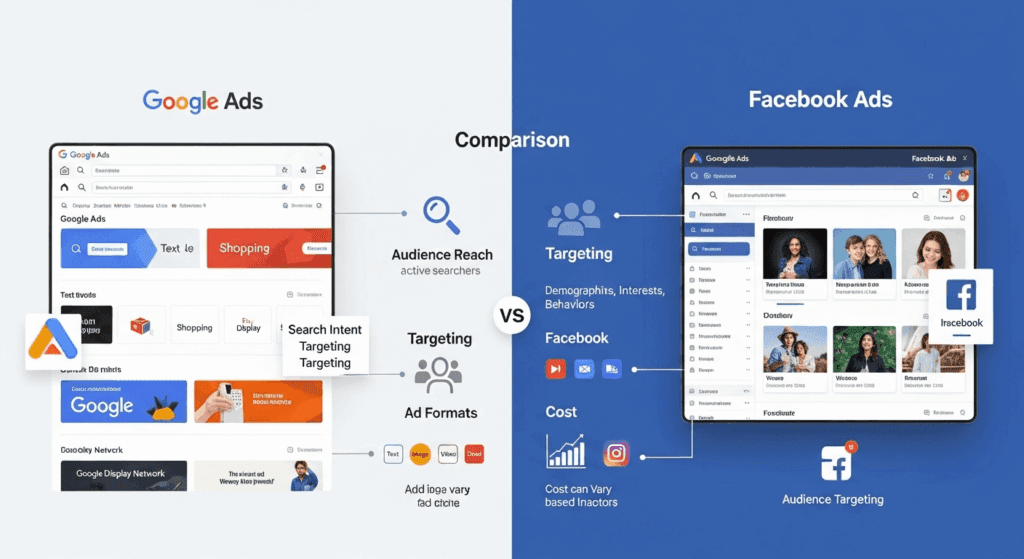 Google Ads vs Facebook Ads